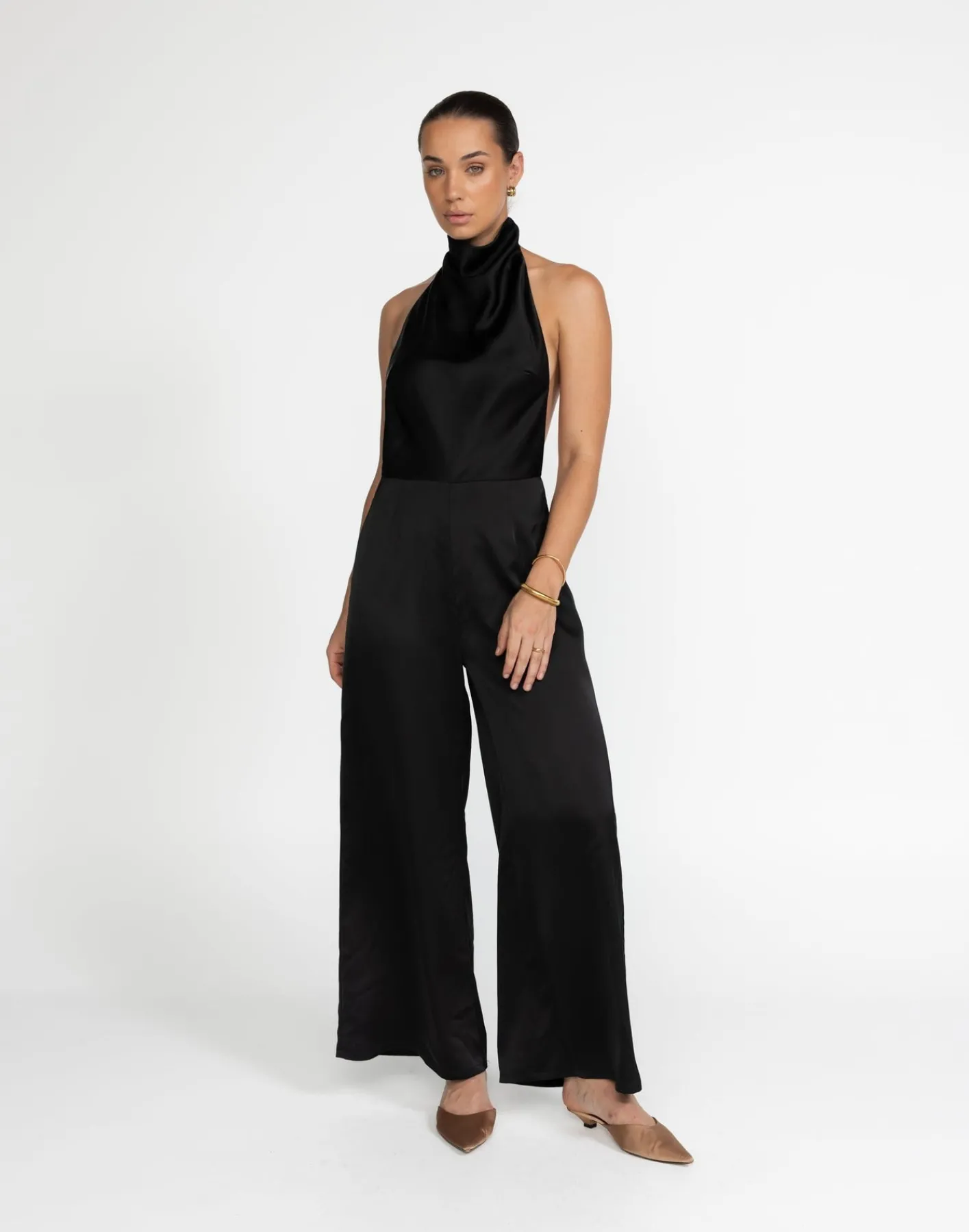 Clara Jumpsuit (Black)*CHARCOAL Outlet