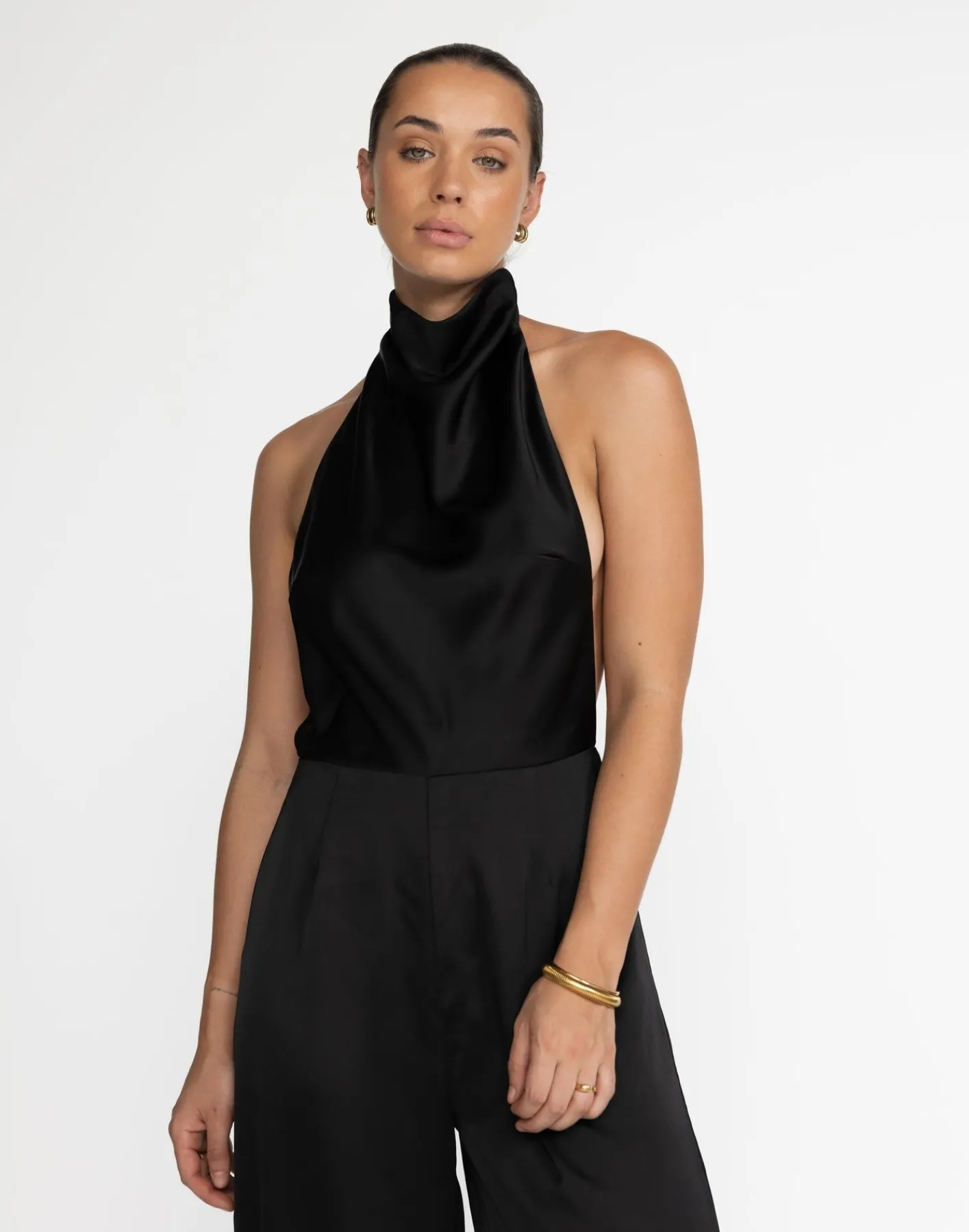 Clara Jumpsuit (Black)*CHARCOAL Outlet