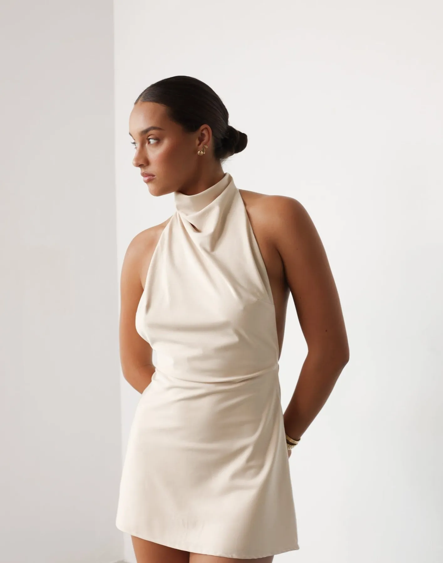 Clara Mini Dress (Ivory)*CHARCOAL Fashion