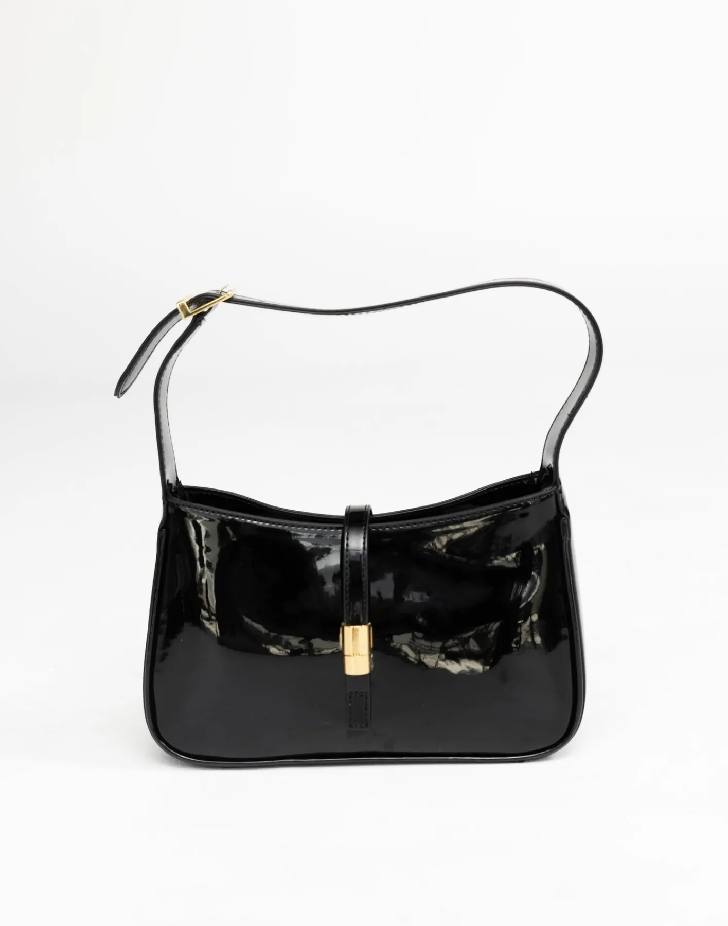 Clara Shoulder Bag (Black Patent) - By Billini*CHARCOAL New