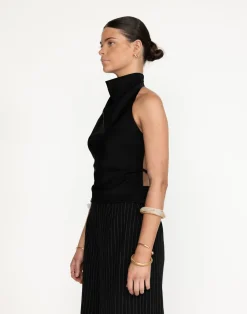 Clara Top (Black)*CHARCOAL Outlet