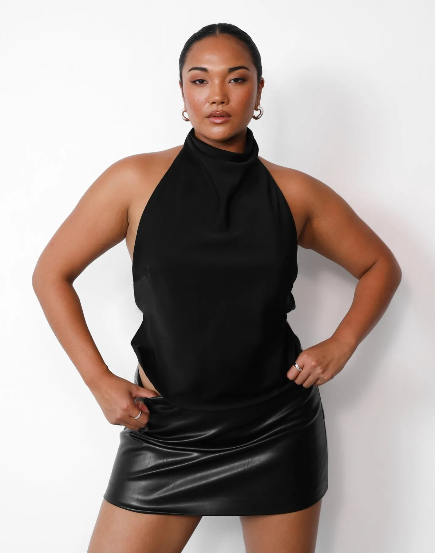 Clara Top (Black)*CHARCOAL Outlet