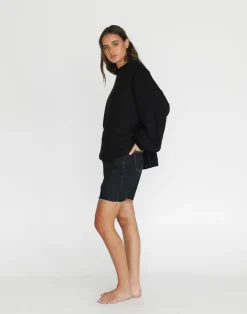Cody Oversized Jumper (Black)*CHARCOAL Clearance