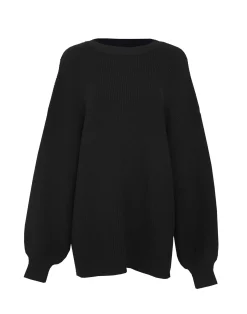 Cody Oversized Jumper (Black)*CHARCOAL Clearance