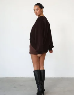 Cody Oversized Jumper (Chocolate)*CHARCOAL Hot