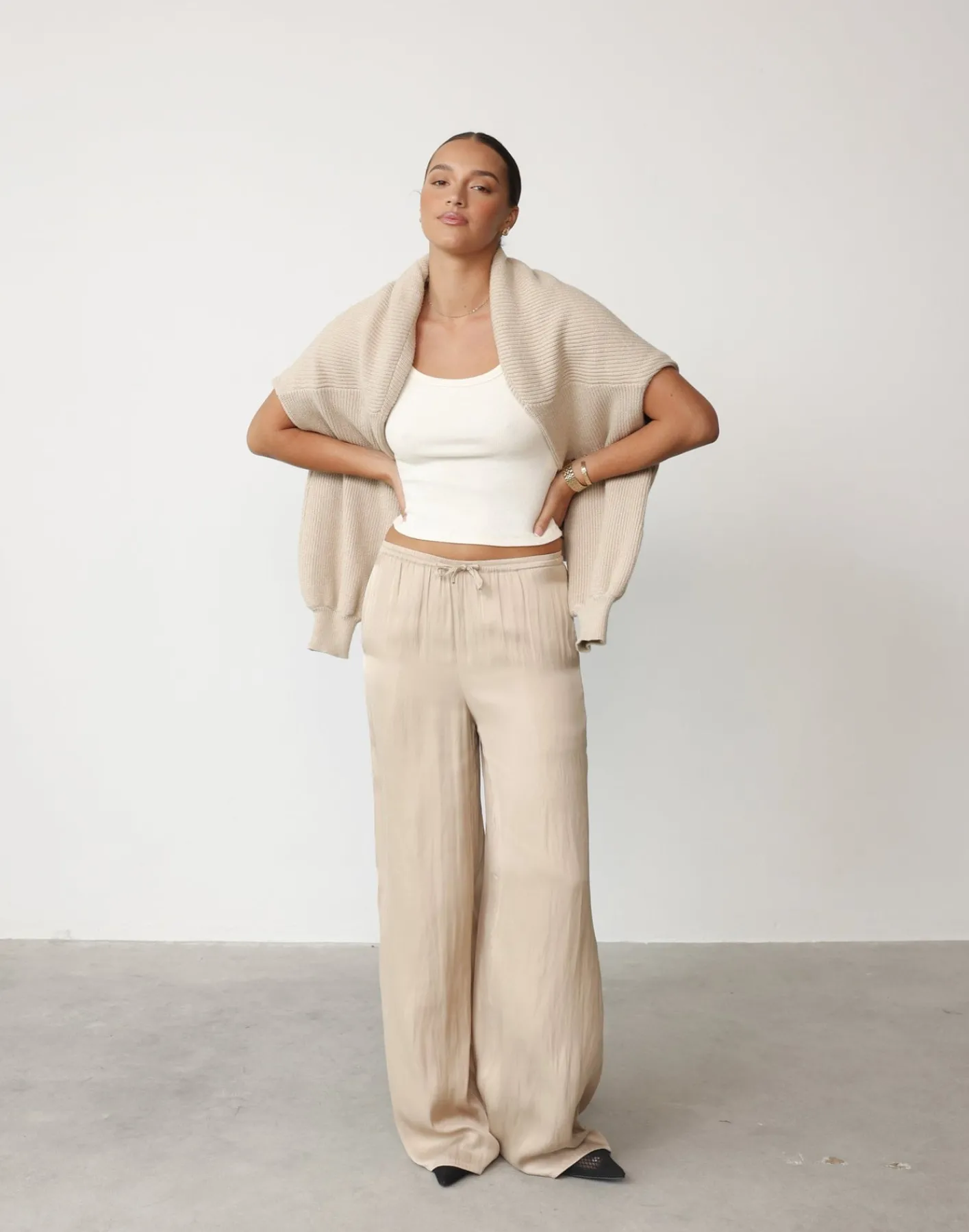 Cody Oversized Jumper (Oatmeal)*CHARCOAL Sale
