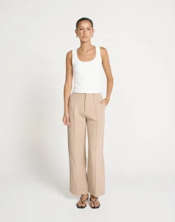 Colden Pants (Beige) - Petite*CHARCOAL CLOTHING Fashion