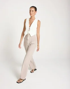 Colden Pants (Mushroom)*Charcoal Clothing Clearance