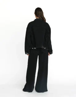 Cole Denim Jacket (Vintage Black)*CHARCOAL Clearance