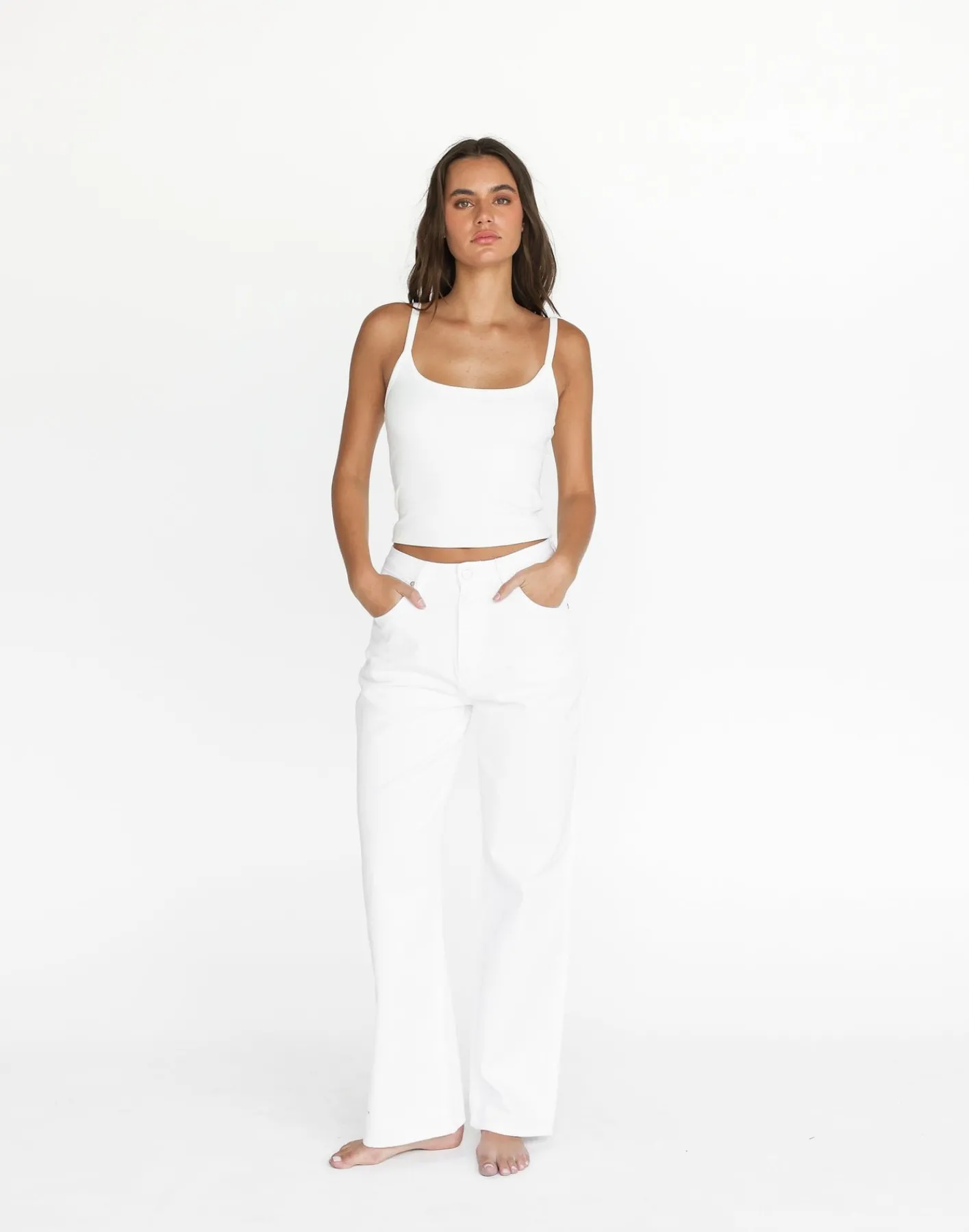 Cole Jeans (White)*CHARCOAL Sale
