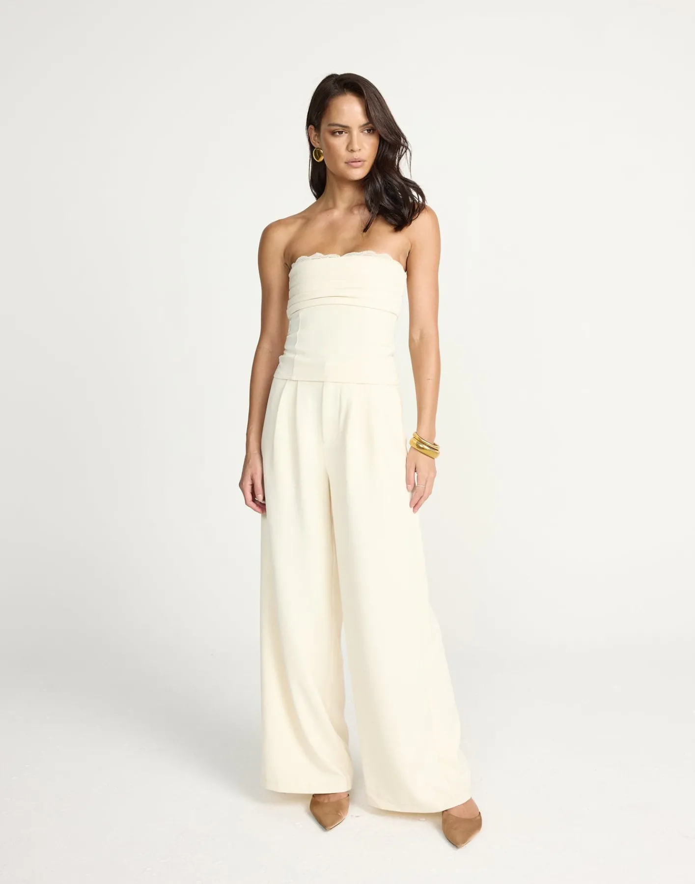 Confessions Top (Cream)*CHARCOAL Hot