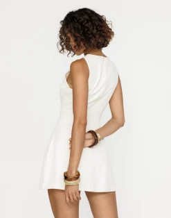 Cordelia Mini Dress (Oat)*CHARCOAL Discount