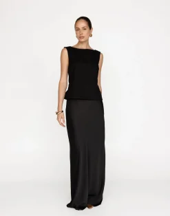Corinne Top (Black)*CHARCOAL Hot