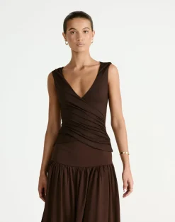 Cory Top (Chocolate)*CHARCOAL New