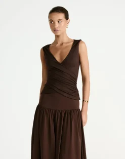 Cory Top (Chocolate)*CHARCOAL New