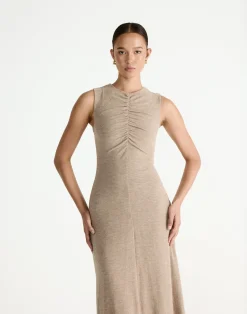 Cosmia Maxi Dress (Stone)*CHARCOAL New