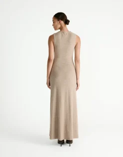 Cosmia Maxi Dress (Stone)*CHARCOAL New
