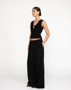 Cressida Top (Black)*CHARCOAL Sale