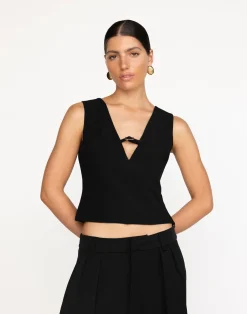Cressida Top (Black)*CHARCOAL Sale