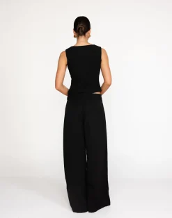Cressida Top (Black)*CHARCOAL Sale