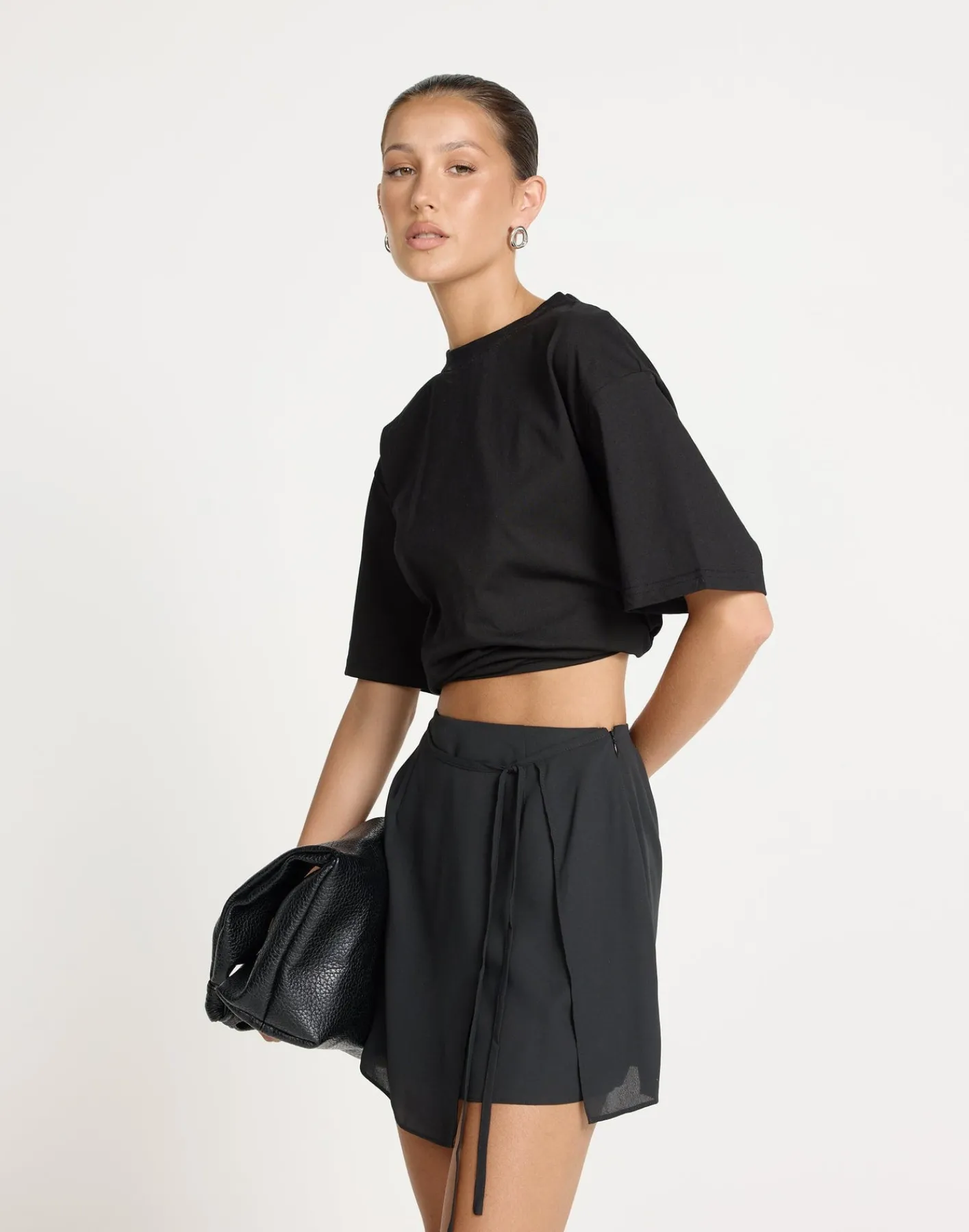 Cynthia Mini Skirt (Black)*CHARCOAL CLOTHING Best