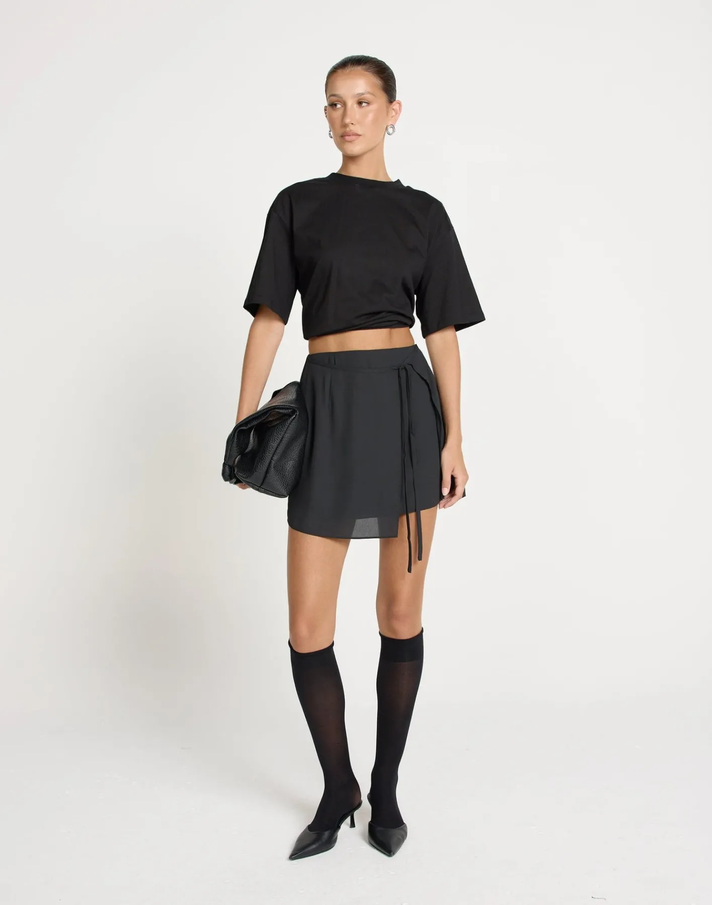 Cynthia Mini Skirt (Black)*CHARCOAL CLOTHING Best