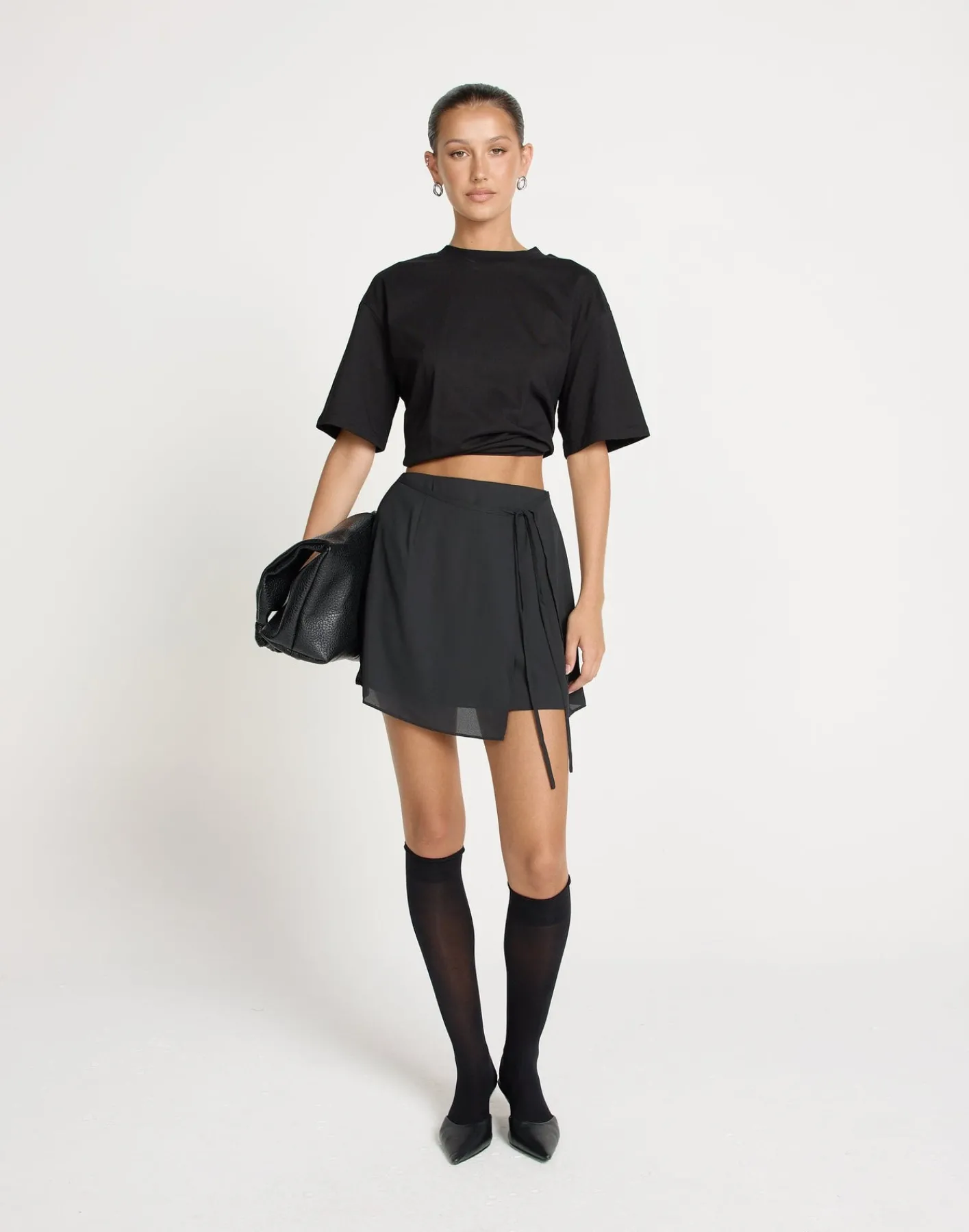 Cynthia Mini Skirt (Black)*CHARCOAL CLOTHING Best