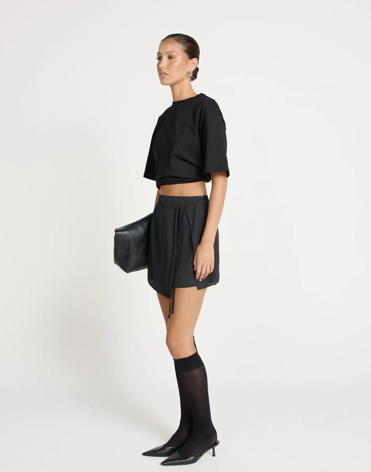 Cynthia Mini Skirt (Black)*CHARCOAL CLOTHING Best