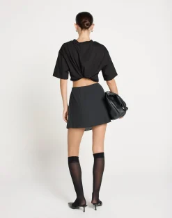 Cynthia Mini Skirt (Black)*CHARCOAL CLOTHING Best