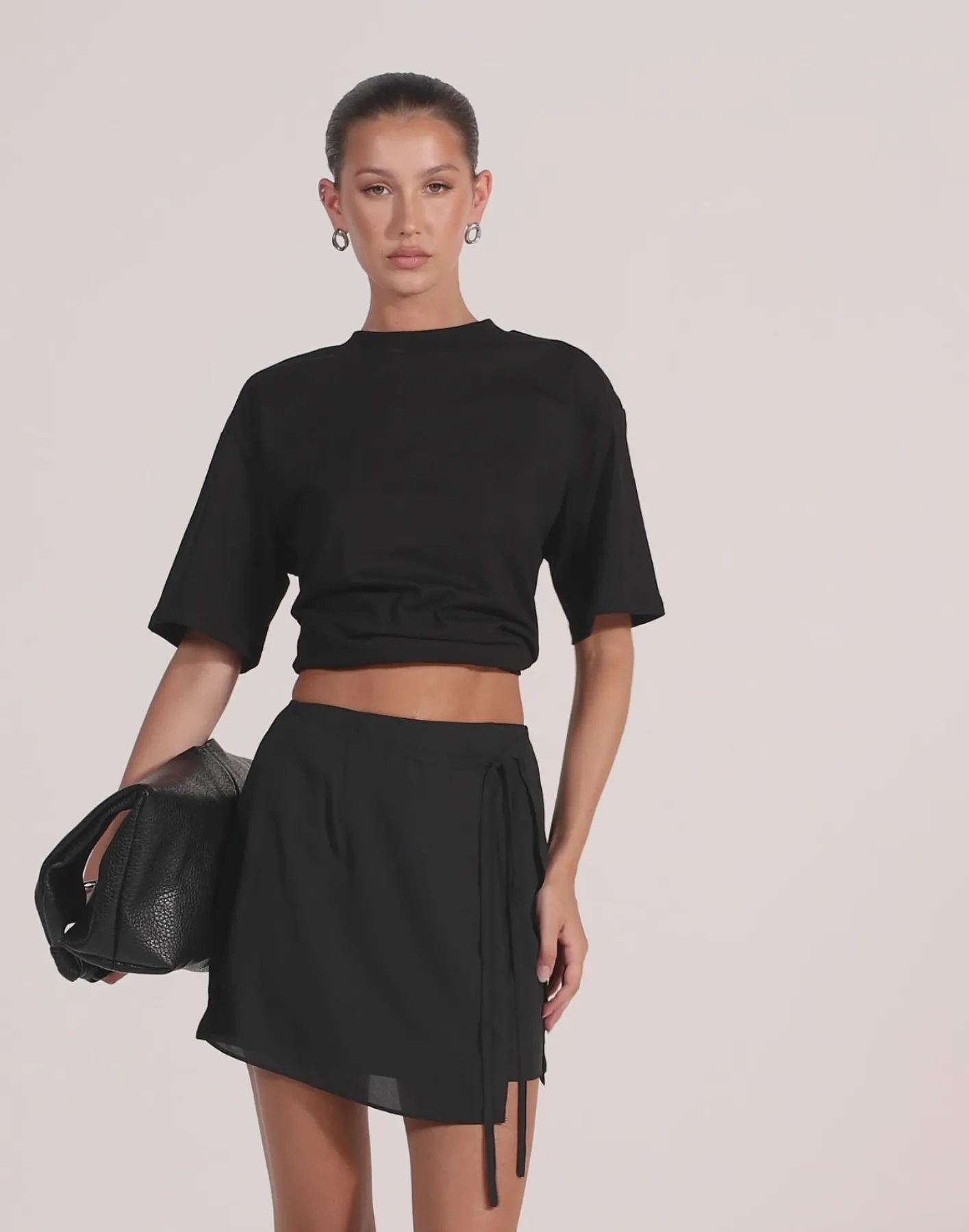 Cynthia Mini Skirt (Black)*CHARCOAL CLOTHING Best