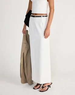 Dagny Maxi Skirt (White)*CHARCOAL CLOTHING Online