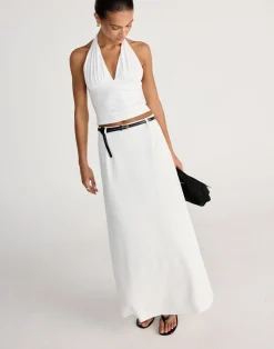 Dagny Maxi Skirt (White)*CHARCOAL CLOTHING Online