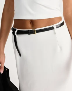 Dagny Maxi Skirt (White)*CHARCOAL CLOTHING Online