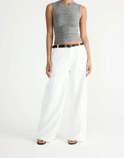 Darby Pants (White)*CHARCOAL Best