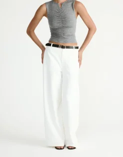 Darby Pants (White)*CHARCOAL Best
