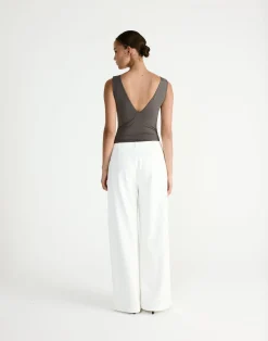 Darby Pants (White)*CHARCOAL Best