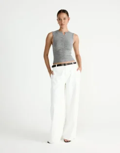 Darby Pants (White)*CHARCOAL Best