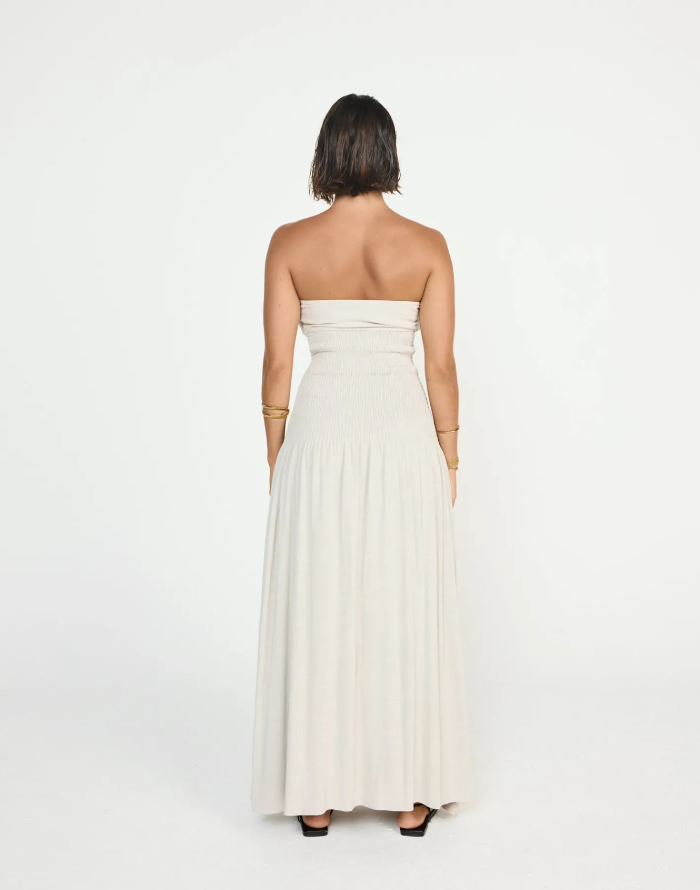 Daria Maxi Dress (Latte)*CHARCOAL CLOTHING New