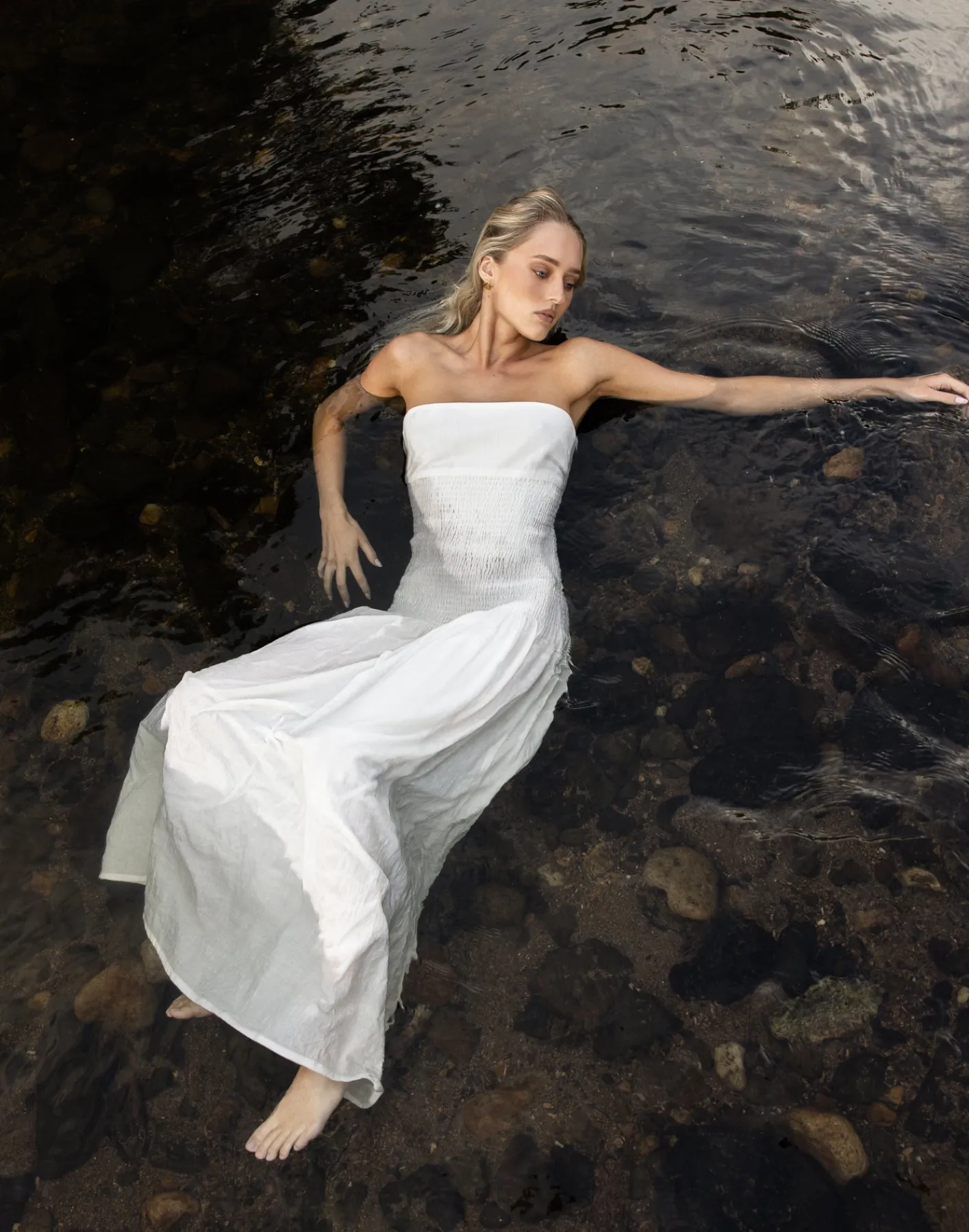 Daria Maxi Dress (White)*CHARCOAL CLOTHING Fashion