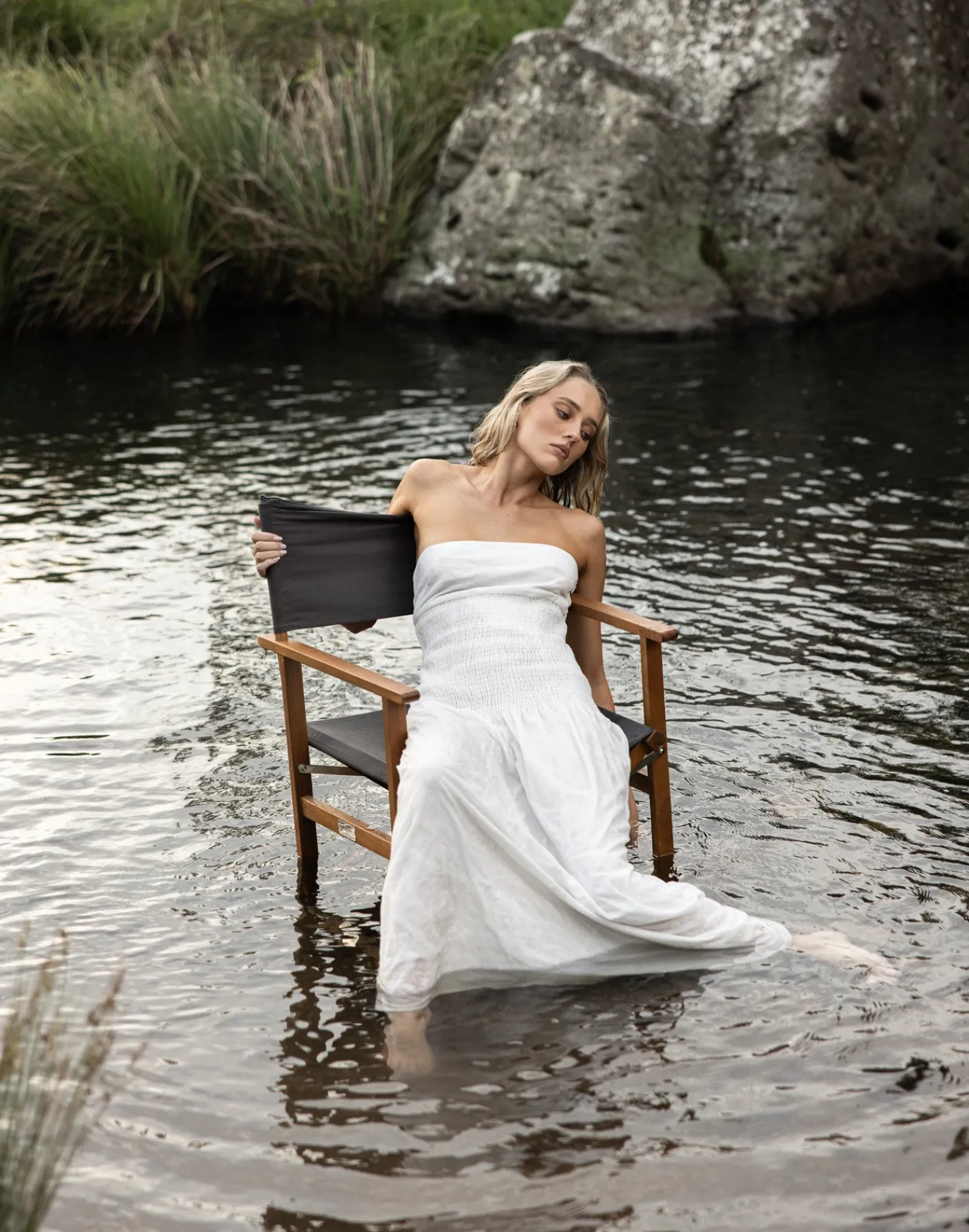 Daria Maxi Dress (White)*CHARCOAL CLOTHING Fashion