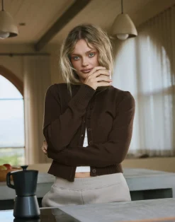 Deidra Top (Chocolate)*CHARCOAL CLOTHING Outlet