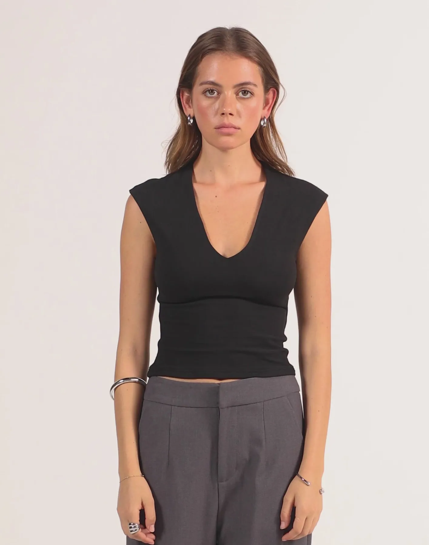 Deka Top (Black)*CHARCOAL CLOTHING Clearance