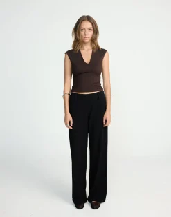Deka Top (Chocolate)*CHARCOAL CLOTHING Sale