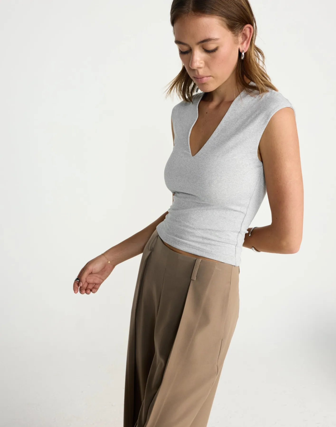 Deka Top (Grey Marle)*CHARCOAL CLOTHING Hot