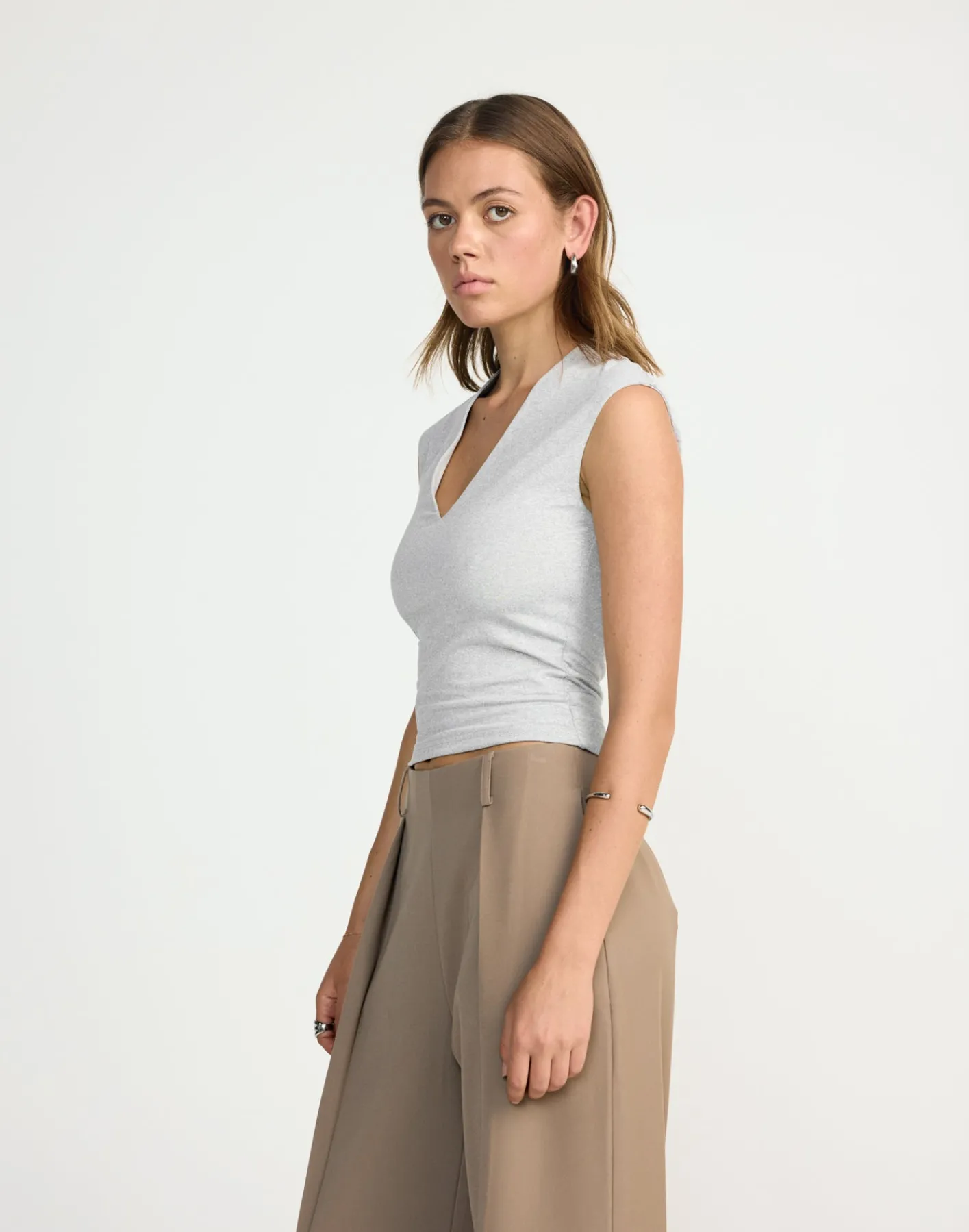 Deka Top (Grey Marle)*CHARCOAL CLOTHING Hot