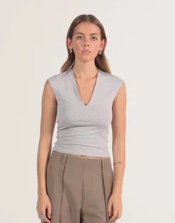 Deka Top (Grey Marle)*CHARCOAL CLOTHING Hot