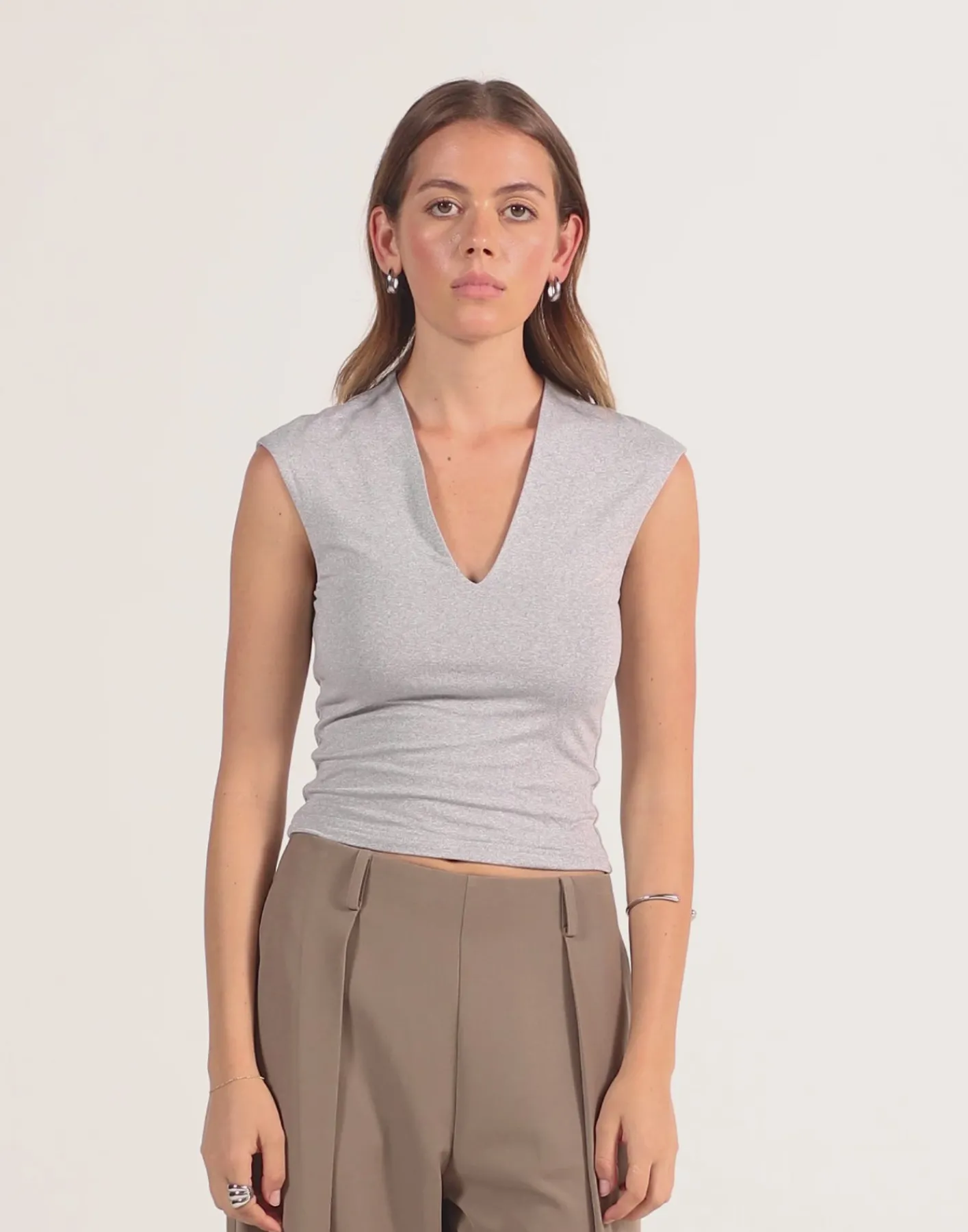 Deka Top (Grey Marle)*CHARCOAL CLOTHING Hot