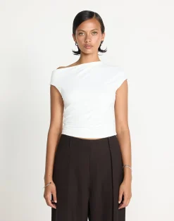 Dolly Top (White)*CHARCOAL CLOTHING Outlet