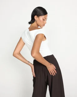 Dolly Top (White)*CHARCOAL CLOTHING Outlet