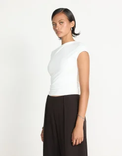 Dolly Top (White)*CHARCOAL CLOTHING Outlet